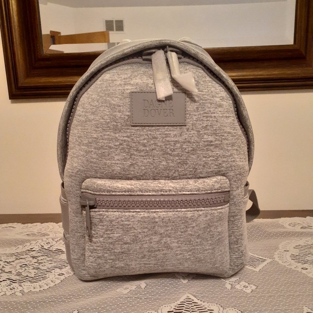 New Dagne Dover Small Dakota Neoprene Backpack ~ Heather Gray